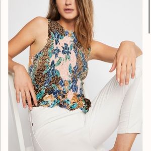Free People Printed Tank Top